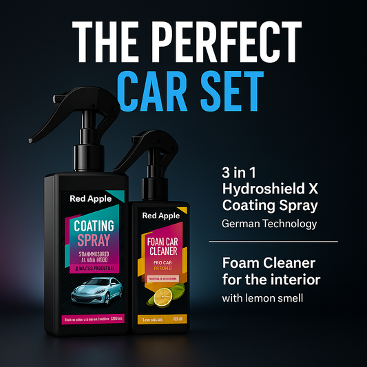 HydroShield-X German Nano Coating & Foam Cleaner Set 200ml (Combo Offer)